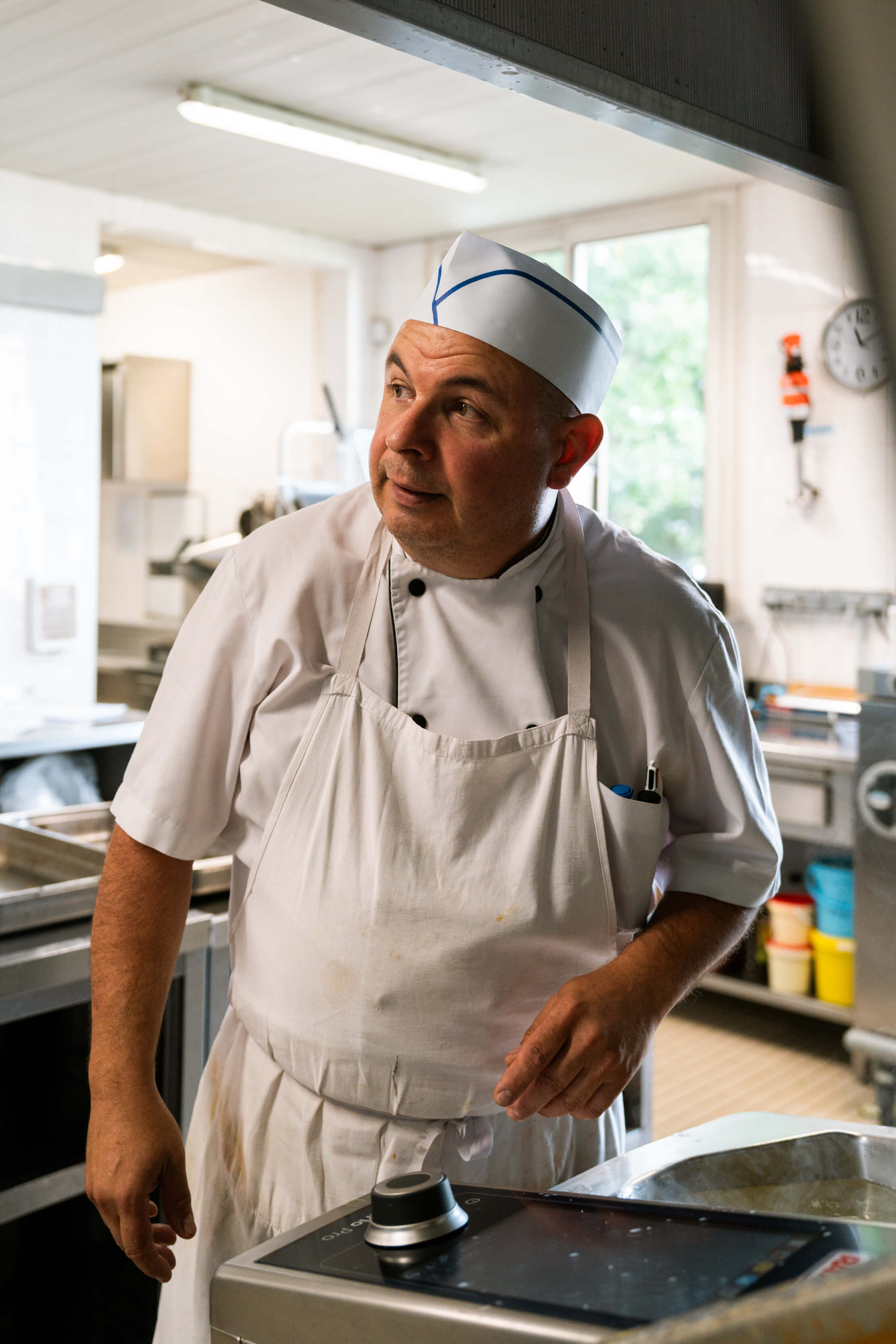 Arnaud Le Flohic, le chef de la cuisine de la résidence à Auray
